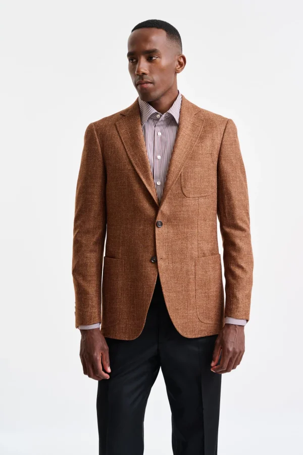 Brown Wool and Silk Soho Jacket Trend